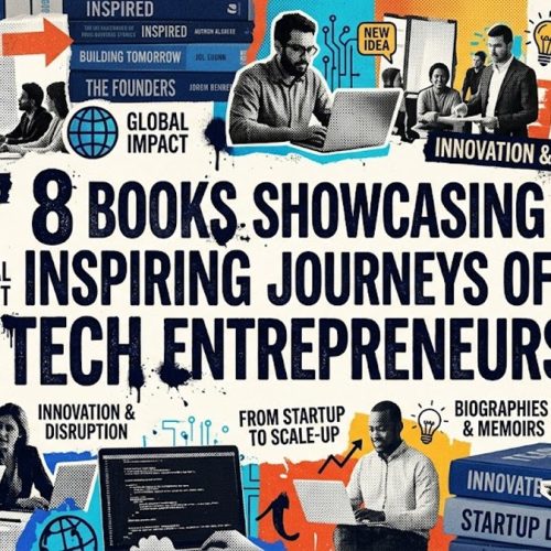 8 Books Showcasing Inspiring Journeys of Tech Entrepreneurs
