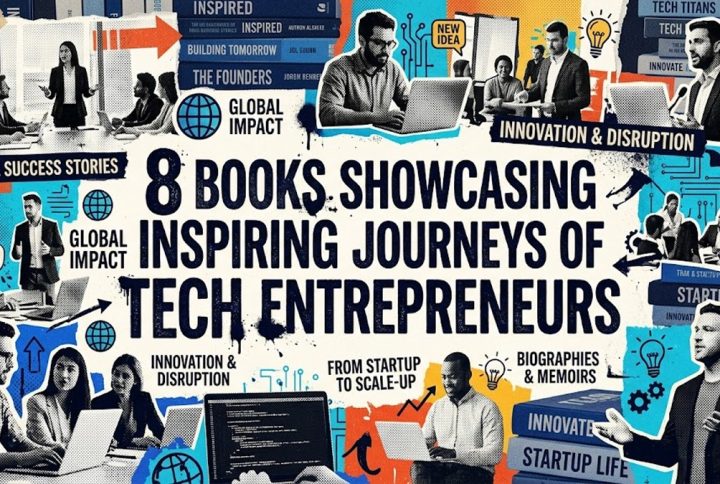 8 Books Showcasing Inspiring Journeys of Tech Entrepreneurs